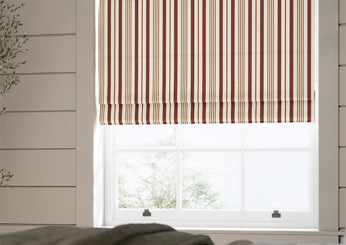 The British Stripe Co. George, Teignbridge No.1 - Twist&Fit Roman Blind - Image 5